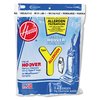 Hoover Commercial Disp Allergen Filtration Bags For Commercial WindTunnel Vacuum, PK3 4010100Y